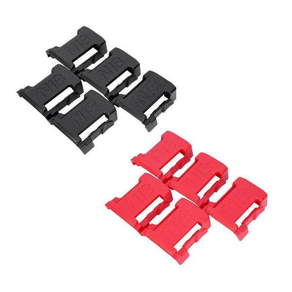 5Pcs Battery Mount Holder Stand For Milwaukee M18 18V Tool Accessories Black Other Power Tools