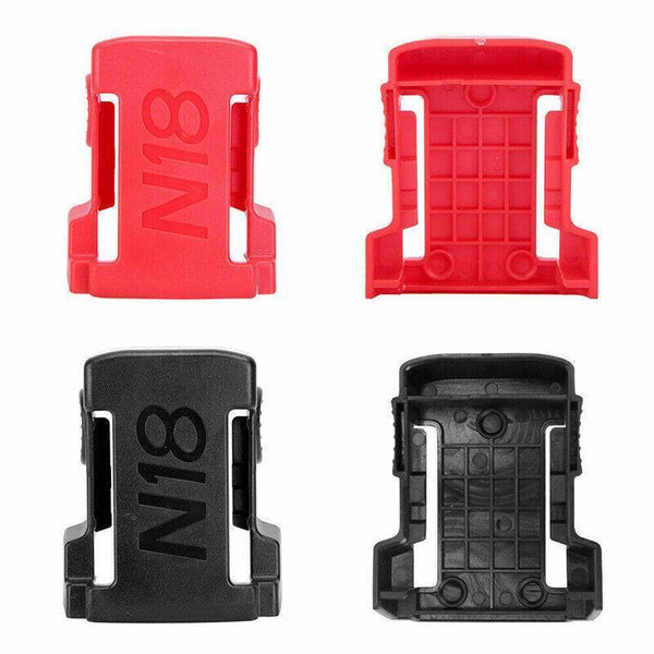 5Pcs Battery Mount Holder Stand For Milwaukee M18 18V Tool Accessories Black Other Power Tools