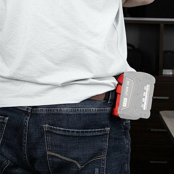 5Pcs Battery Mount Holder Stand For Milwaukee M18 18V Tool Accessories Black Other Power Tools