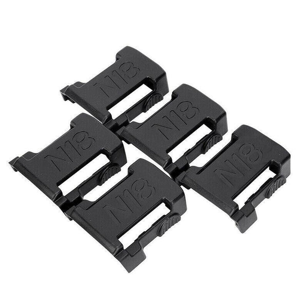 5Pcs Battery Mount Holder Stand For Milwaukee M18 18V Tool Accessories Black Other Power Tools