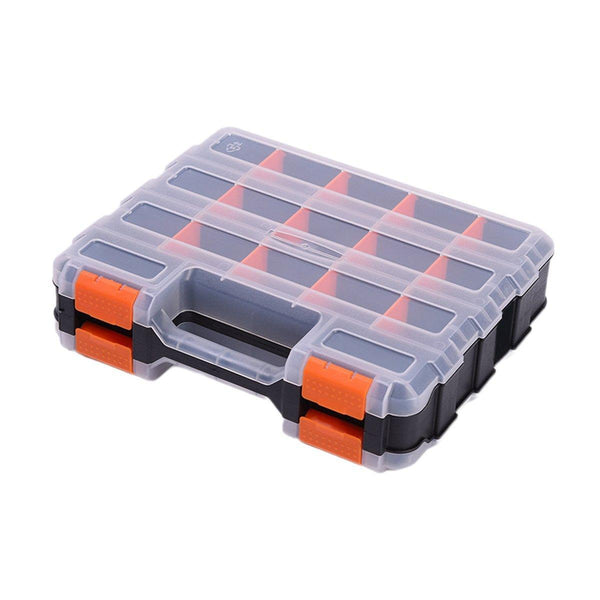 Double Sided Portable Hardware Tools Storage Box Parts Organizer Accessories Tool Boxes