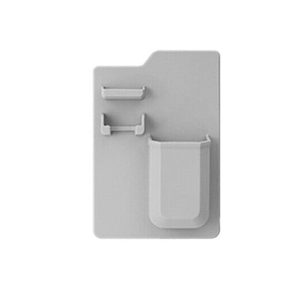 Silicone Shower Toothbrush Holder Bathroom Storage Rack For Razor And Toothpaste Grey Tumblers & Toothbrush Holders