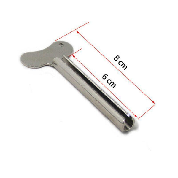 4X Stainless Steel Tube Toothpaste Squeezer Easy Key Dispenser Rolling Holder Au Tumblers & Toothbrush Holders