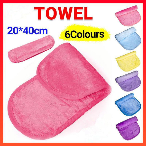 Microfibre Makeup Remover Towel Soft Face Cleaning Cloth Reusable Eraser 40X20cm Other Makeup Tools & Accs.