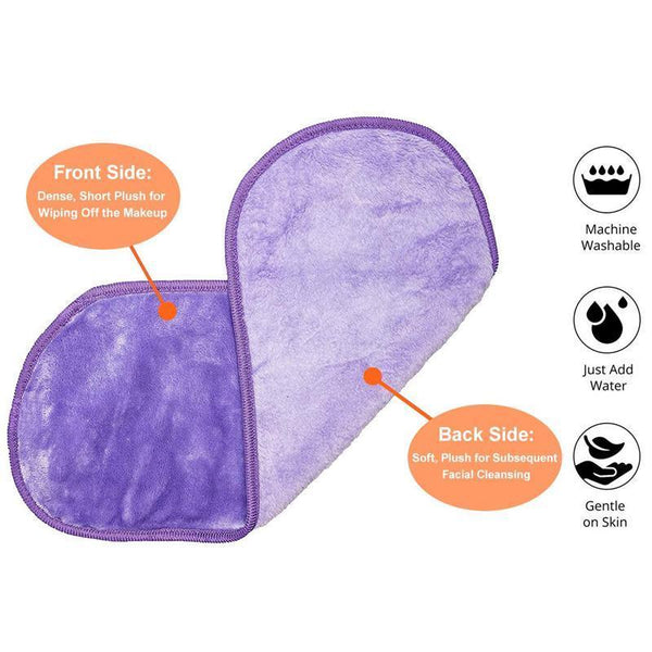 Microfibre Makeup Remover Towel Soft Face Cleaning Cloth Reusable Eraser 40X20cm Other Makeup Tools & Accs.