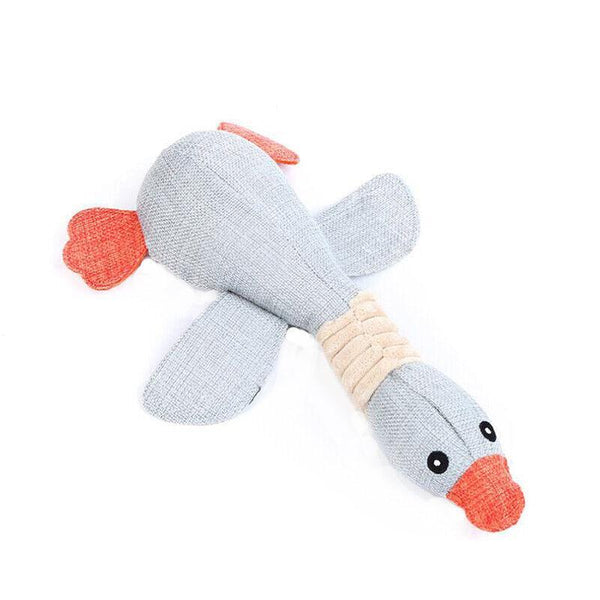 Squeaky Dog Toy Plush Chew Rope Pet Puppy Toys With Squeaker Crinkle For Teething Green Chicken Dog Toys