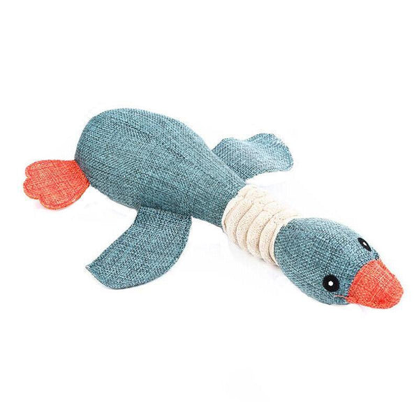 Squeaky Dog Toy Plush Chew Rope Pet Puppy Toys With Squeaker Crinkle For Teething Green Chicken Dog Toys
