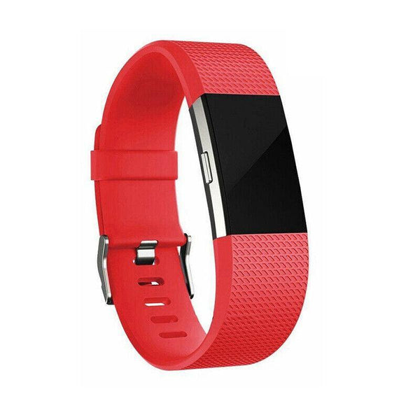 L Size Silicone Watch Wrist Sports Strap For Fitbit Charge Band Wristband Replacement White Watch Bands