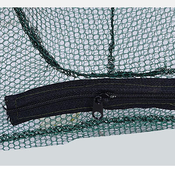 Large Fishing Net Crab Yabbie Trap Minnow Crawfish Shrimp Cage Foldable 10 Side Holes Fly Fishing Accessories