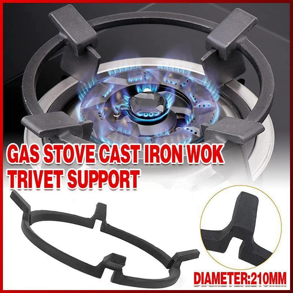 Wok Trivet Universal Gas Stove Cast Iron Support Ring Cooktop Range Cooktops