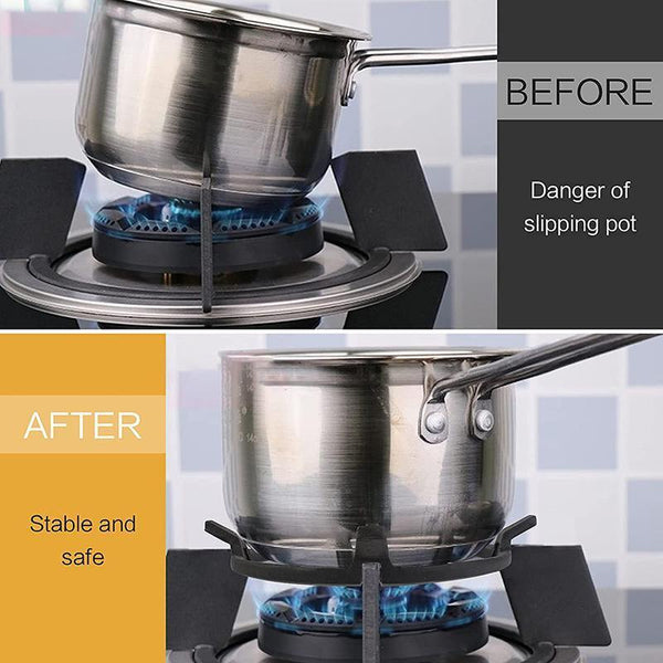 Wok Trivet Universal Gas Stove Cast Iron Support Ring Cooktop Range Cooktops