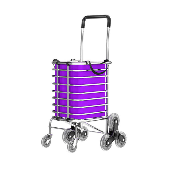 Folding Vegetable Basket Trolley Small Trailer Grocery Shopping Pulling Cart Shopping Trolleys Baskets