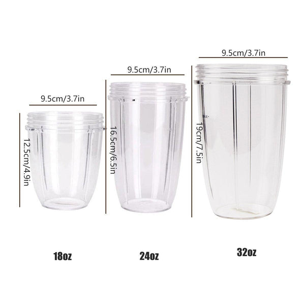 Blender Cups 32Oz 24Oz 18Oz Replacement Accessories Juicer Ice Crushing Blades Countertop Blenders