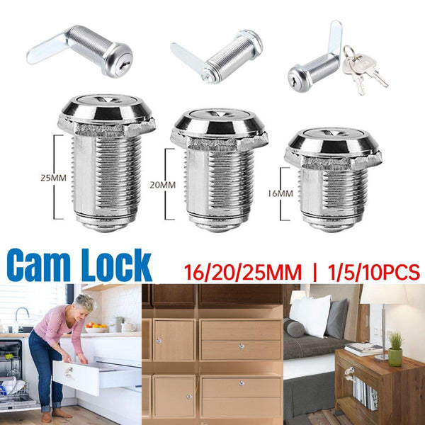1/5/10Pcs File Cabinet Drawer Milk Box Swivel Lock Small Round Security 25Mm 1Pc Door Locks & Lock Mechanisms