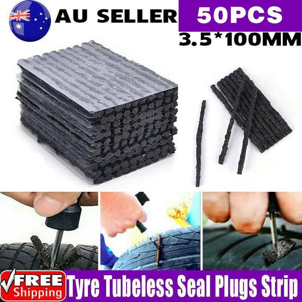 50A Tyre Repair Plugs Car Tire Puncture Recovery Tubeless Seal Strip Tyre Accessories