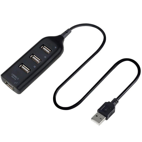 Multi Usb Hub 4 Port High Speed Slim Compact Expansion Smart Splitter Oz Au White Usb Cables Hubs & Adapters