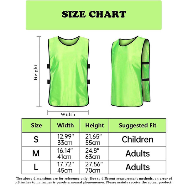 6X Sports Training Bibs Soccer Vests Group Team Basketball Cricket Football Dark Blue Training Aids