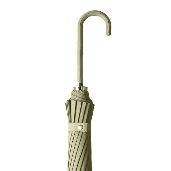 Large 16 Bone Automatic Umbrella Unisex Long Handle Dual Use Rain Sun Green Umbrellas