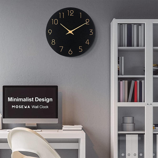 12 Inch Digital Wall Clock Simple Hanging Watch For Living Room Home Decoration White Wall Clocks