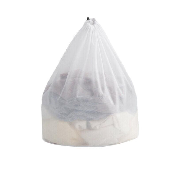 Laundry Washing Mesh Net Bag Drawstring Delicate Cloth Cleaning Clothes Lingerie S (40*30Cm) Laundry Bags
