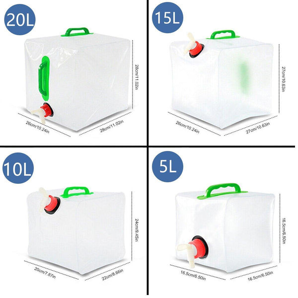 Folding Water Bag Compression Bucket Outdoor Sports Cycling Equipment 10L Water Carriers & Jerrycans