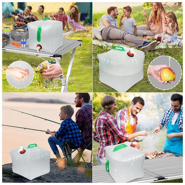Folding Water Bag Compression Bucket Outdoor Sports Cycling Equipment 10L Water Carriers & Jerrycans