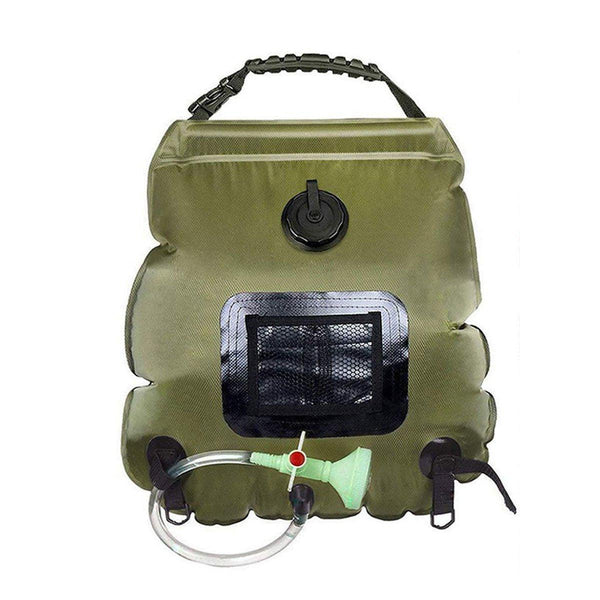 20L Camp Shower Bag Solar Heat Water Pipe Portable Camping Hiking Travel Outdoor Portable Showers & Accessories