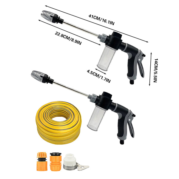 High Pressure Long Pole Water Spray Nozzle Household Car Wash Cleaning Sprayer Only Garden Sprayers