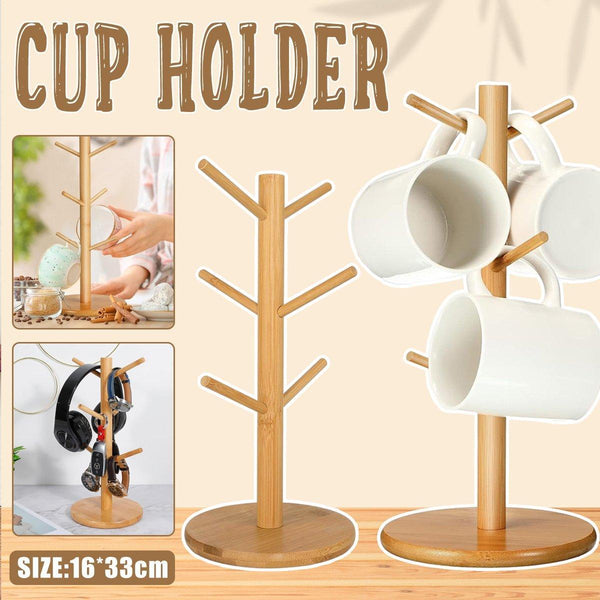 Household Cup Holder Water Rack Drain Storage Coffee Mug Glass Hanger Racks