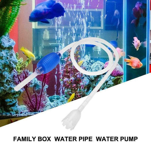 Large Aquarium Fish Tank Gravel Cleaner Syphon Vacuum Water Changer Siphon Hose Aquariums