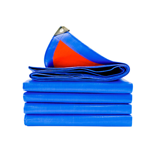 Waterproof Plastic Tarp Cover Heavy Duty Ground Sheet Rainproof Dustproof Blue 2X3m Tarps