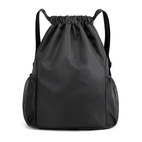 Sports Large Capacity Waterproof Bag Black Backpacks