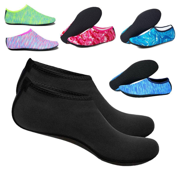 Unisex Slip On Aqua Socks Swim Surf Diving Yoga Exercise Reef Purple Xxl Water Shoes