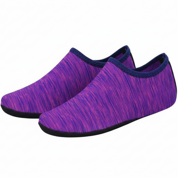 Unisex Slip On Aqua Socks Swim Surf Diving Yoga Exercise Reef Purple Xxl Water Shoes