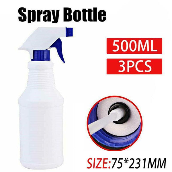 3Pcs 500Ml Reusable Plastic Spray Bottles For Cleaning Garden Car Use Garden Sprayers