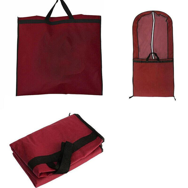 Wedding Dress Garment Bag 180Cm Long Bridal Gown Storage Dustproof Cover Zipper Beige Garment Bags