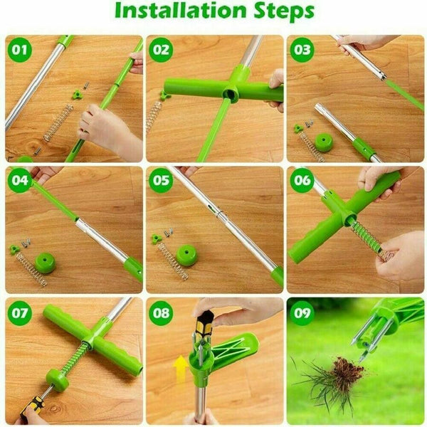 Weed Puller Garden Golves Claws Weeder Twister Lawn Root Remover Tool Garden Tool Sets