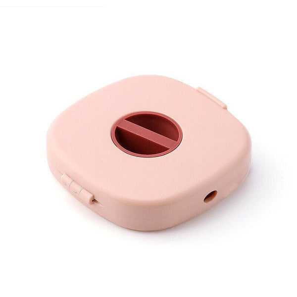 Case Cord Tangle Free Organizer Portable Earphones Manager Wire Winder Cable Pink*1 Earbud Cases