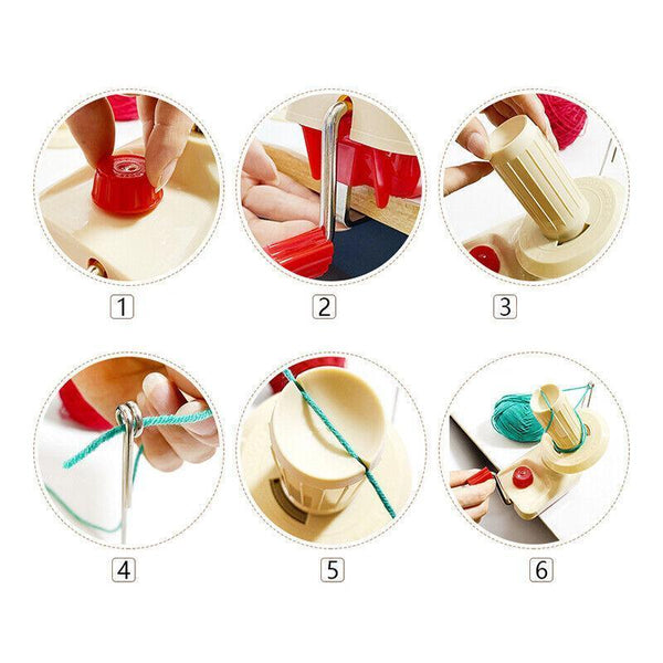 Hand Operated Yarn Winder Manual Wool Ball Winding Tool For Knitting Crochet Other Knitting Accessories