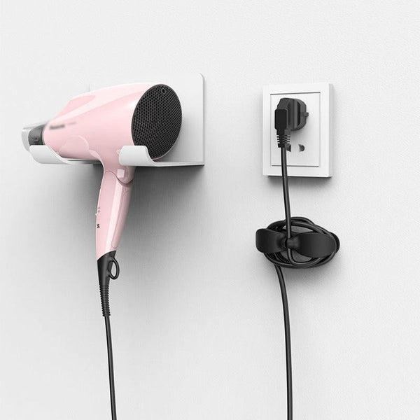Wire Cable Organizer Holder Cord Wrapper Winder For Kitchen Appliances Computer 3Pcs Black Cable Ties & Organisers