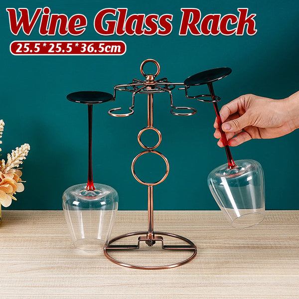 Wine Glass Rack Countertop Freestanding Stemware Stand Racks
