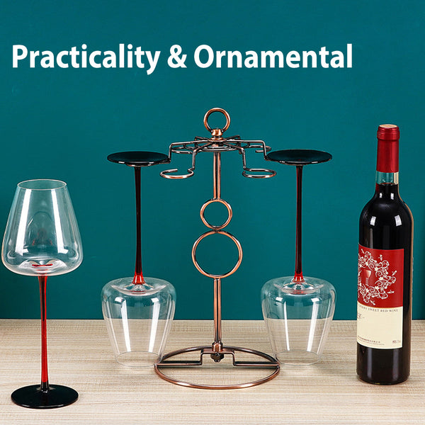 Wine Glass Rack Countertop Freestanding Stemware Stand Racks