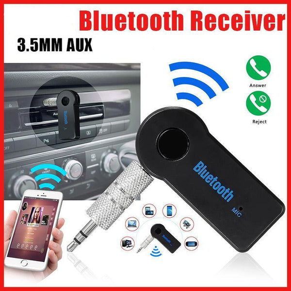 Wireless Bluetooth To Aux 3.5Mm Audio Stereo Car Music Receiver Receivers