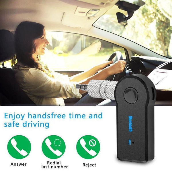 Wireless Bluetooth To Aux 3.5Mm Audio Stereo Car Music Receiver Receivers