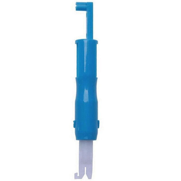 3X Automatic Needle Threader Insertion Handle Tools Sewing Machine White Hand Sewing Needles