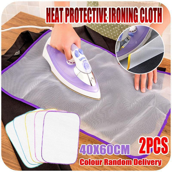 2Pcs Heat Protective Ironing Cloth Mattress Mesh Pressing Pad Ironing Board Covers & Accessories