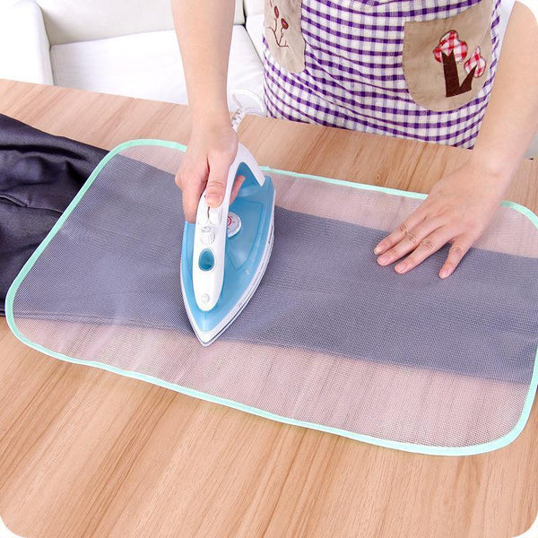 2Pcs Heat Protective Ironing Cloth Mattress Mesh Pressing Pad Ironing Board Covers & Accessories