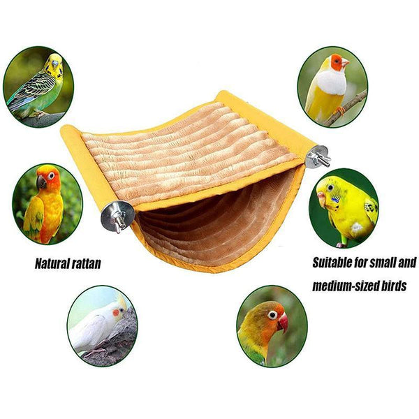L Size Natural Comfort With The Hummingbird House Hanging Nest Bed Yellow Bird Houses