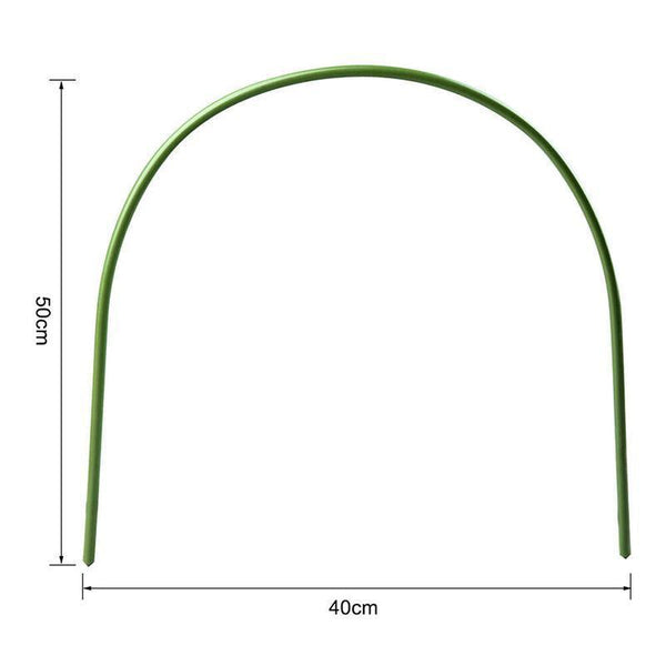 6Pcs Greenhouse Plant Hoops Garden Tunnel Support For Row Covers And Netting Greenhouses