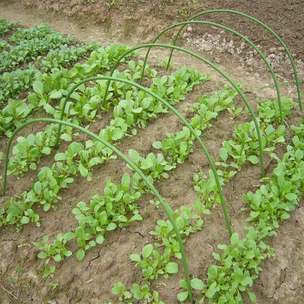 6Pcs Greenhouse Plant Hoops Garden Tunnel Support For Row Covers And Netting Greenhouses